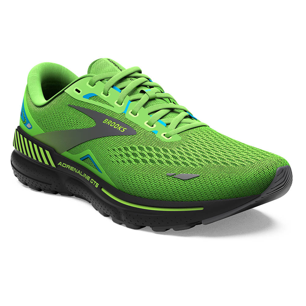 BROOKS アドレナリンGTS23　グリーン［MEN］