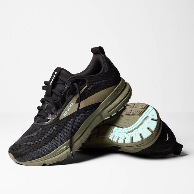 BROOKS トレース4　ブラック［MEN］