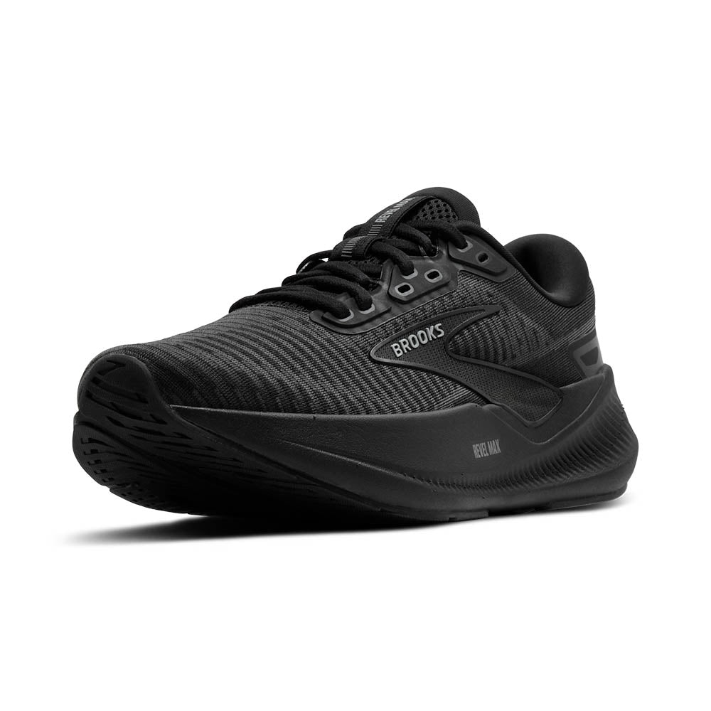 BROOKS レベルMAX　ブラック［MEN］