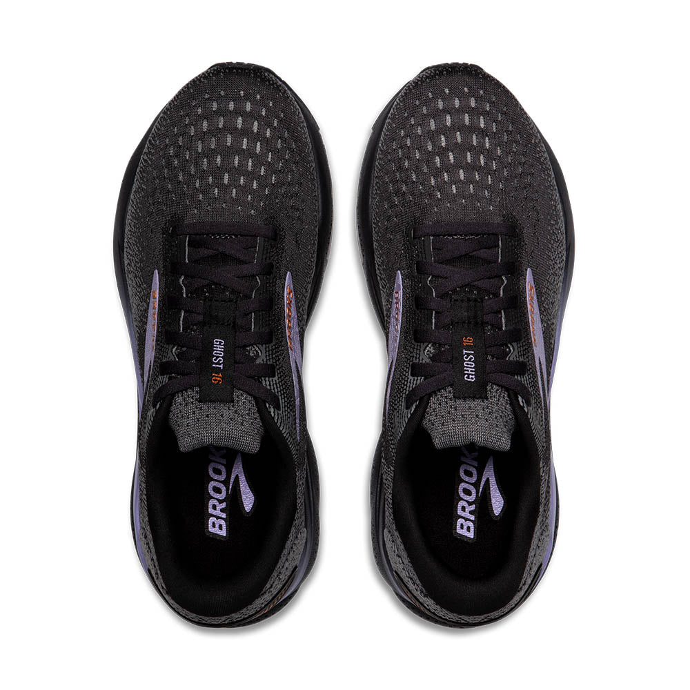 BROOKS ゴースト16　ブラック/パープル［WOMEN］