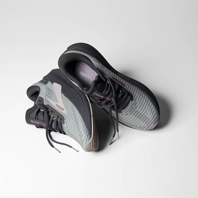 BROOKS レベルMAX　グレー［WOMEN］