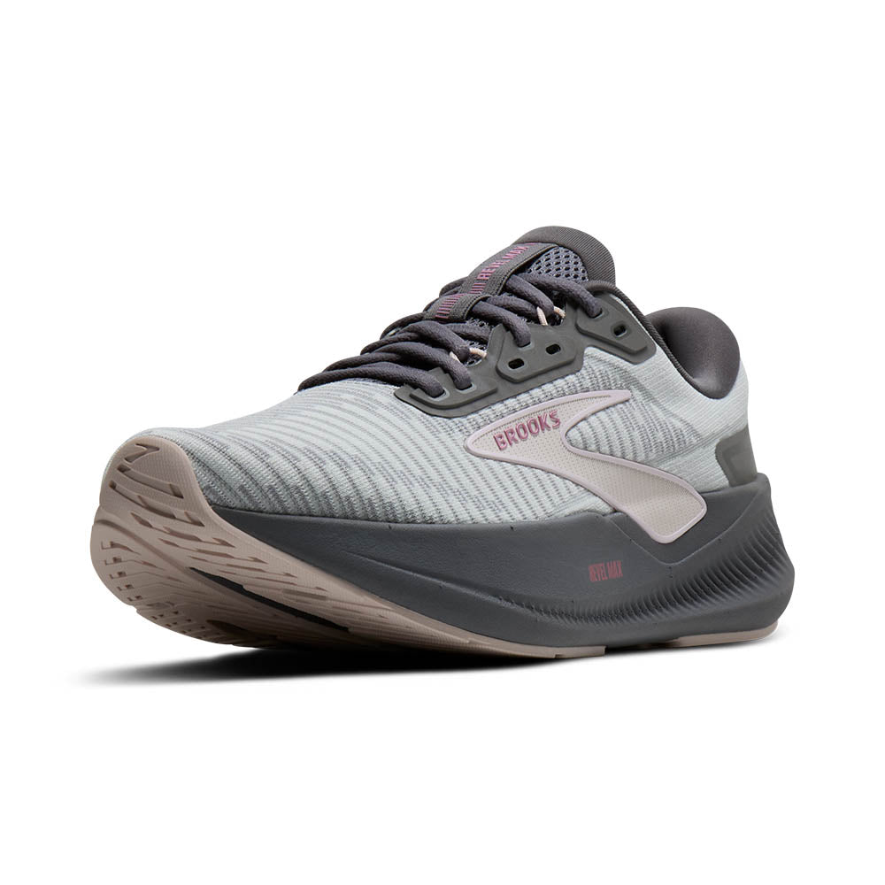 BROOKS レベルMAX　グレー［WOMEN］