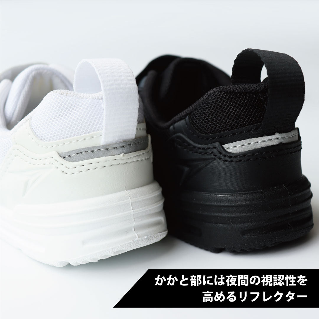 瞬足 足育 CI-001　黒/黒