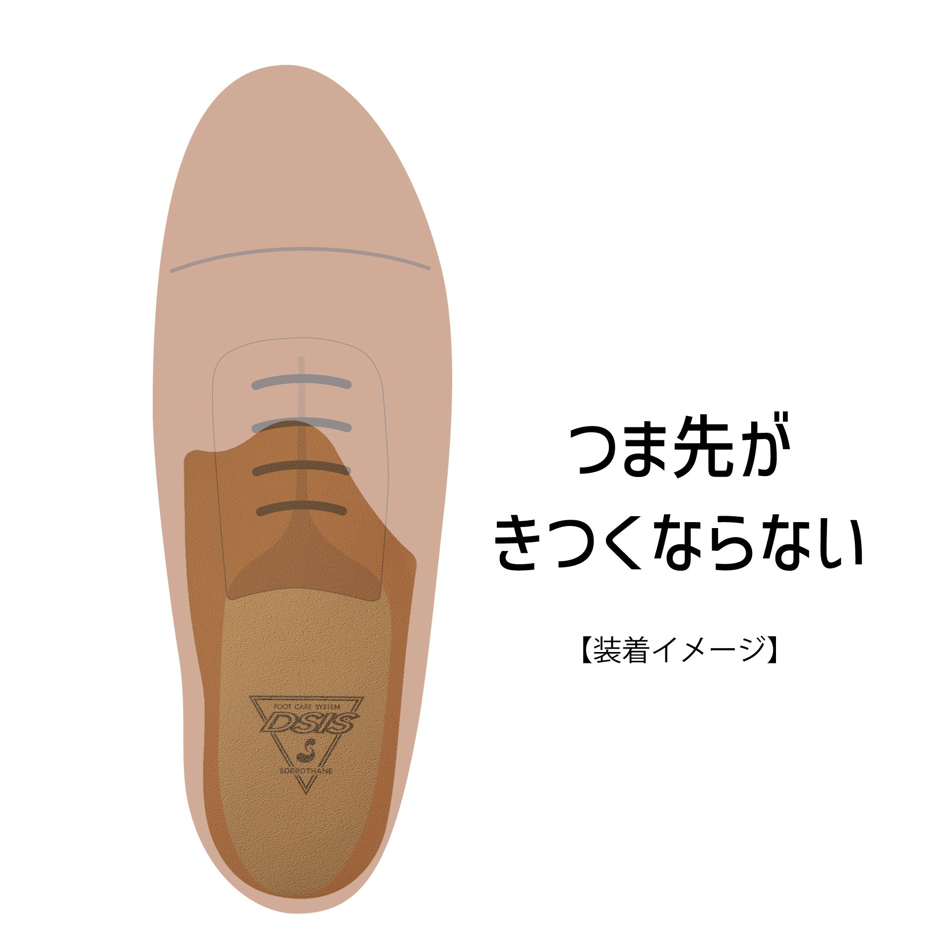 DSIS ソルボヘルシー ハーフインソールタイプ（1ペア）