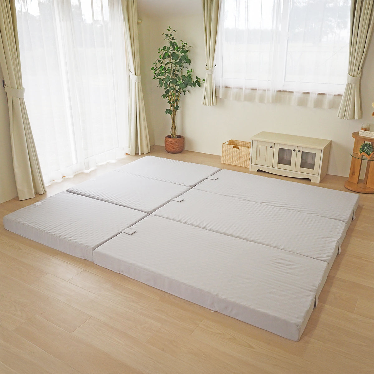 ＼ New! ／ [AK-T10-FML] 家族で眠れる つなげて使えるいっしょ寝マットレス